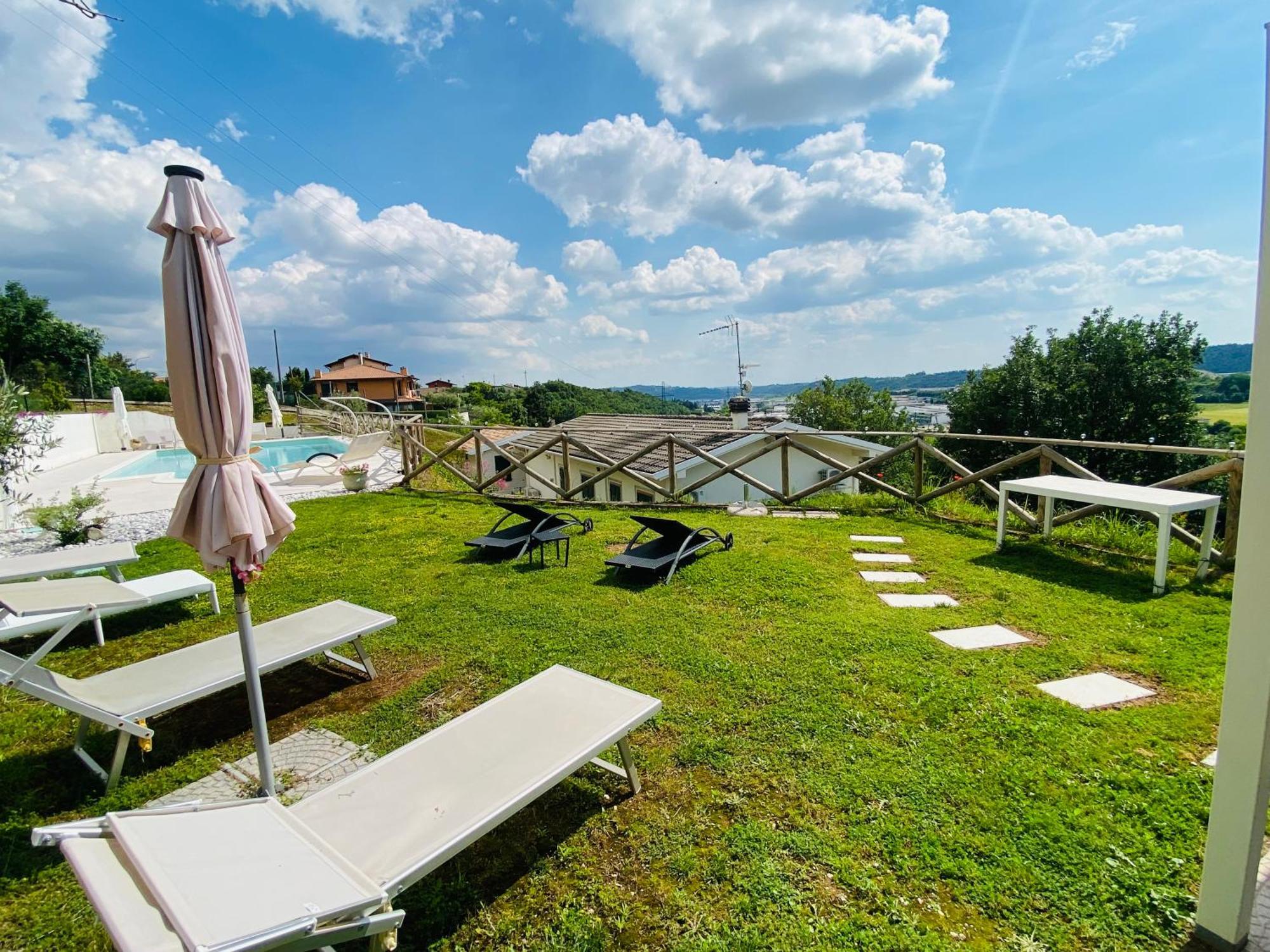 Villa Poggio Ulivo Pool-Apartments Rivoli Veronese Extérieur photo